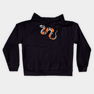 Grey Banded Kingsnake Kids Hoodie